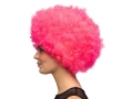 Peruka afro różowa - 1 szt.
