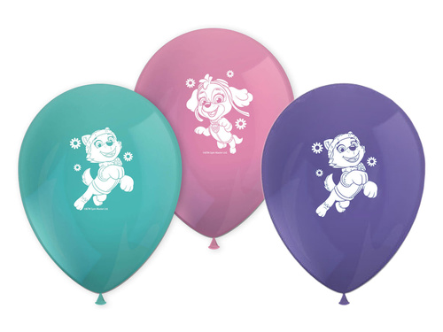 Skye and Everest Psi Patrol latex balloons - 8 pcs.