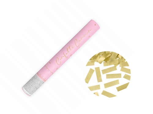 Shooting tube - gold confetti - 40 cm - 1 pcs.