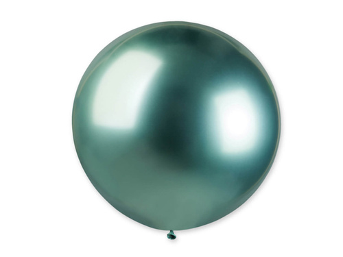 Giant balloon 80 cm in diameter - shiny green