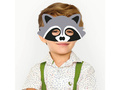 Felt mask Raccoon - 1 piece.