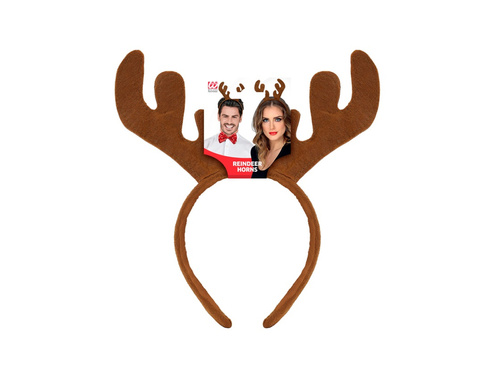 Opaska na głowę rogi renifera