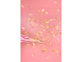 Gold metallic confetti cannon, 20 cm, 1 pc