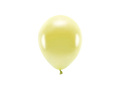EKO Balony lateksowe metalizowane jasnożółte - bardzo duże - 10 szt.