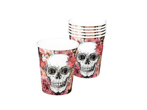Day of Dead paper cups - 210 cm - 10 pcs