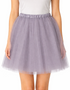 Spódniczka Tutu - szara - 40 cm - 1 szt.