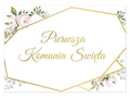 Plakat komunijny - I Komunia Święta - 68x48 cm