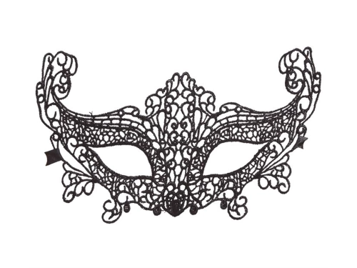 Carnival mask black - 1 pc