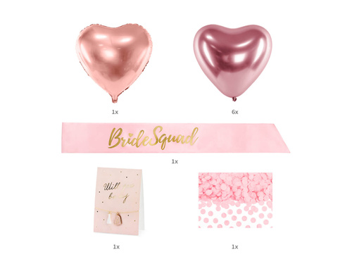 Set of accessories for the bridesmaid of witnesses - 10 items