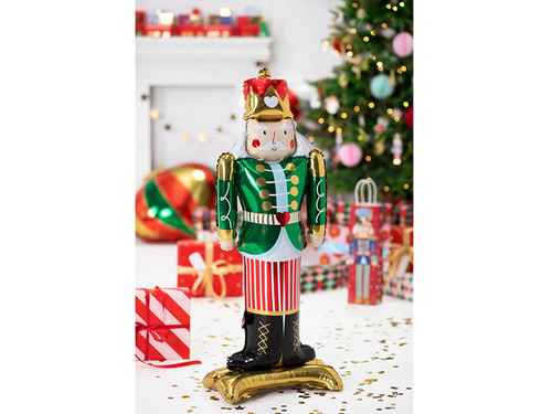 Nutcracker standing foil balloon - 85 cm - 1 pc.