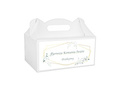 Decorative cake box white - 6 pc