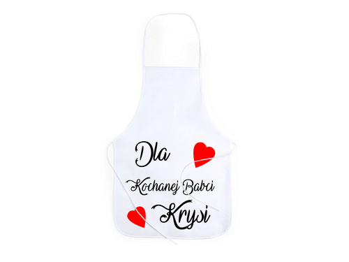 Fartuch kuchenny personalizowany na dzień babci - 1 szt.