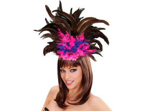 Copacabana feathered headband - 1 pc