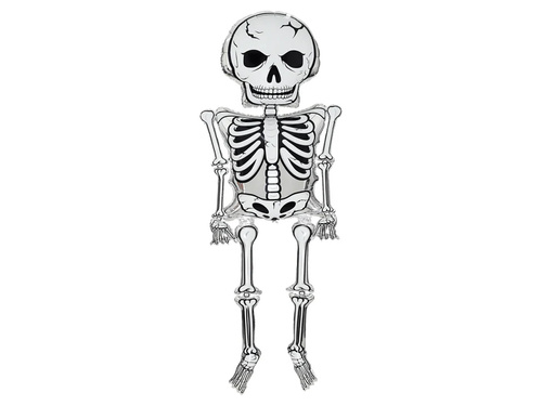 Skeleton Foil Balloon - 47 cm x 81 cm - 1 pc