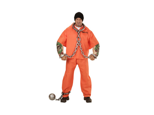 Strój wytatuowanego więźnia