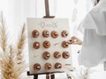 Wooden decoration Wall for donuts - 45 x 55 cm