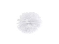 Hanging decoration pom pom flower - white - 35 cm - 1 pc.