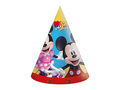 Czapeczki urodzinowe Myszka Mickey - 6 szt.