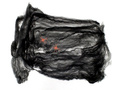 Black spider web with 2 spiders - Halloween web - 60 g.