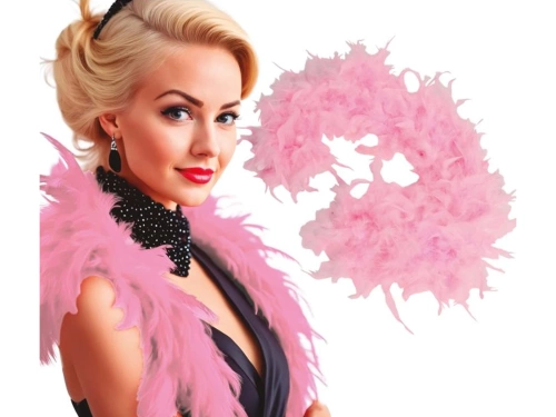 Boa 180 cm, pink, 1 pc