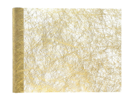 Decoration metallized table runner - gold - 30 cm x 5 m - 1 pcs.