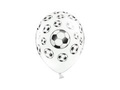 Balloons with "Football" print - 30 cm - 6 pcs.