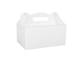 Decorative cake box white - 6 pc