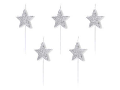 Star picker candles - 5 pcs.