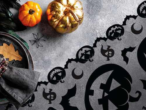 SKELETON TABLE RUNNER 183X60 CM