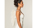 Angel wings white - 50 x 50 cm