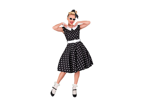 Strój Rock’n’Roll Lata 50. Black