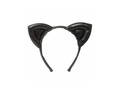 Opaska na głowę Kocie uszy skóropodobne