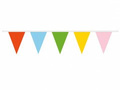Multicolored flags banner - 10 m - 1 pc.