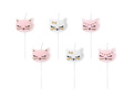 Pikery Kitten candles - 2 cm - 6 pcs.