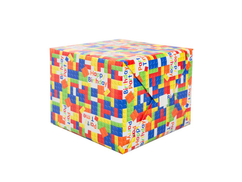 Gift wrapping paper Blocks - 76 x 152 cm - 1 pc.