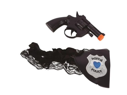Suspender with police gun