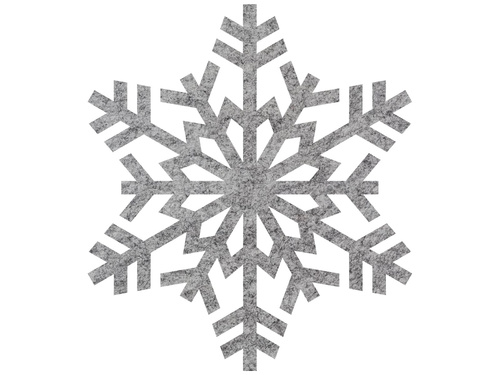 Podstawka pod kubek - Śnieżynka - 10 cm - 4 szt.