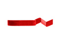 Velour ribbon, red, 25 mm / 10 m, 1 pc.
