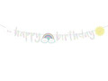 Birthday banner Rainbow and Cloud - 180 cm - 1 pcs.