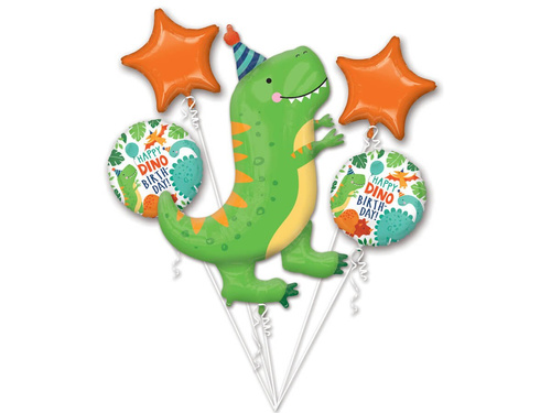 Dinosaurs foil balloon bouquet - 1 kpl.