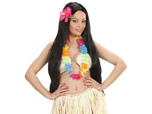 Bright multicolor hawaiian lei - 1 pc