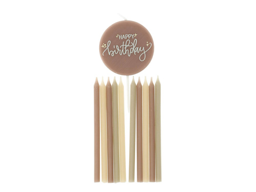 Candle Set Happy Birthday