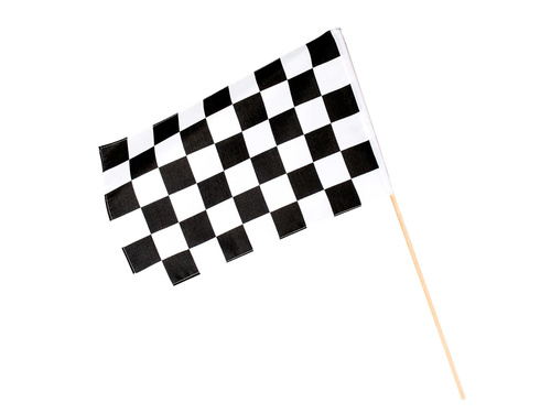 Hand flag Racing - 30 x 45 cm - 1 pcs