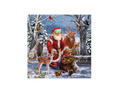 Christmas napkins Santa Claus - 33 cm - 20 pcs.