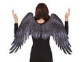 Angel wings black