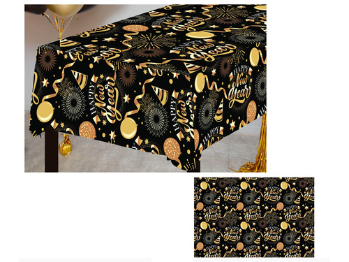 Happy New Year Tablecover 137x274 cm - 1 pcs