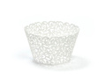 White cupcake molds - 10 pcs.