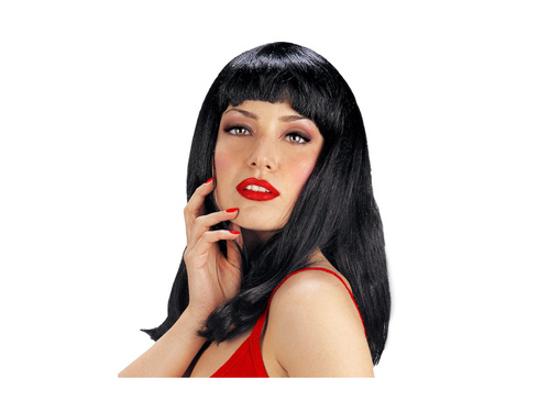 Czarna peruka Patsy