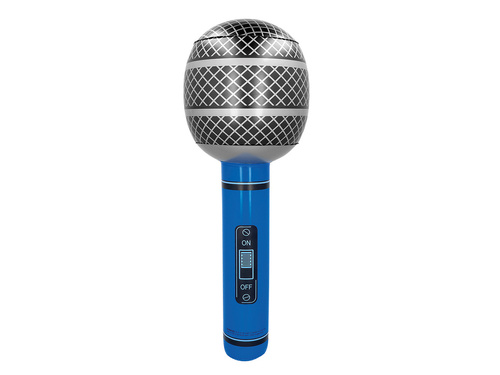 Inflatable microphone - 76 cm - 1 pc