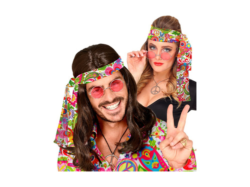 Opaska Peace & Paisley lata 60.